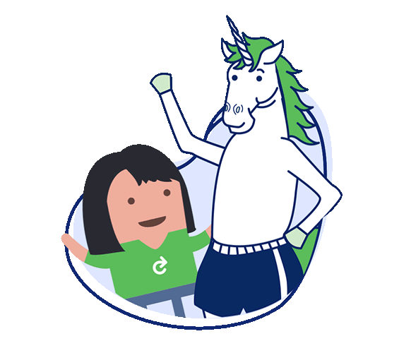 Evetrue+ThankView_CharactersWaving Evetrue+ThankView_CharactersWaving